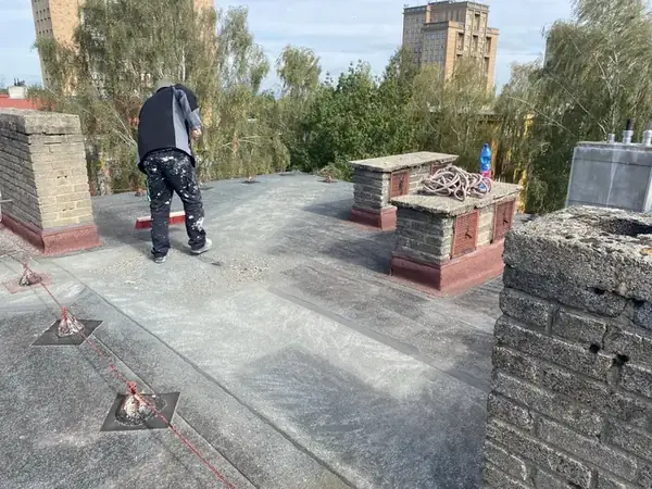 Rekonstrukce střešního pláště PUR systém Moskevská, Kladno — fotografie 7